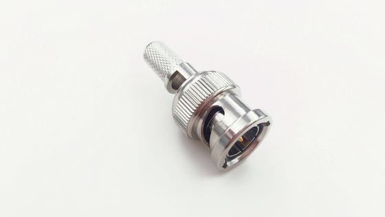 180° RF Coaxial Connectors  50 Ohm Male Coaxial Cable Wire Connector