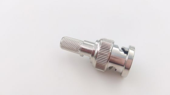 180° RF Coaxial Connectors  50 Ohm Male Coaxial Cable Wire Connector
