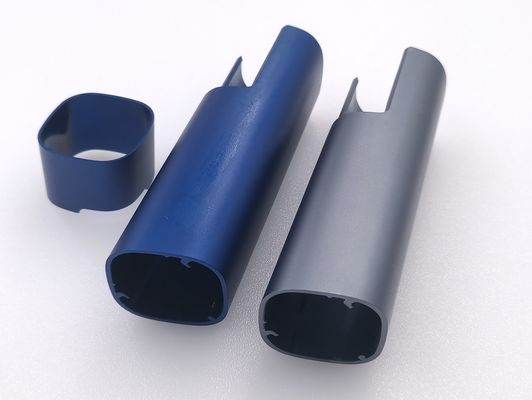 Blue Stamped Aluminum Parts Electronics Shell  Anodic Oxidation Plated